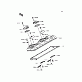 Схема узла: Клапанная крышка для Kawasaki ZX1000 Ninja ZX-10RR