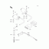 Схема вузла: Ignition system для Kawasaki KLE500