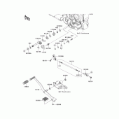 Схема вузла: Перемикач передач для Kawasaki VN1700 Vulcan 1700 Voyager ABS