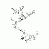 Схема вузла: Перемикач передач для Kawasaki BX250 NINJA 250SL ABS