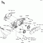 Схема вузла: Headlight(s) для Kawasaki ZX636 Ninja ZX-6R ABS