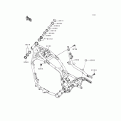 Схема вузла: Рама для Kawasaki VN1500 Vulcan 1500 Nomad Fi