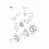 Схема вузла: Зчеплення для Kawasaki KLX250 D-Tracker X