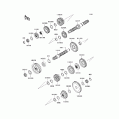 Схема узла: Трансмиссия для Kawasaki VN1700 VN1700 Classic Tourer