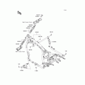 Схема узла: Рама для Kawasaki VN1700 VN1700 Classic