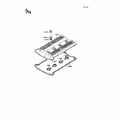 Схема вузла: Клапанна кришка для Kawasaki ZG1000 1000GTR