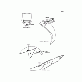 Схема вузла: Decals(Blue) для Kawasaki ZG1400 1400GTR ABS