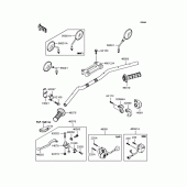 Схема узла: Руль для Kawasaki KLX250 D-Tracker
