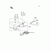 Схема узла: Сиденье для Kawasaki ZX1000 Ninja ZX-10R