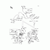 Схема вузла: Brake piping для Kawasaki ER650 ER-6N ABS