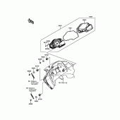 Схема вузла: Meter(s) для Kawasaki EX300 Ninja 300 ABS