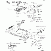 Схема вузла: Вихлопна система для Kawasaki ZX636 Ninja ZX-6R ABS