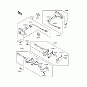 Схема вузла: Поворотники для Kawasaki ZX400 ZZR400