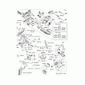 Схема вузла: Електроустаткування для Kawasaki VN1700 Vulcan 1700 Vaquero