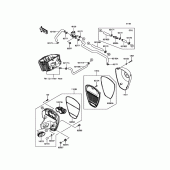 Схема узла: Воздушный фильтр для Kawasaki VN900 Vulcan 900 Classic LT