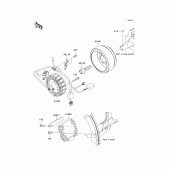 Схема вузла: Генератор для Kawasaki KLX250 KLX250SF