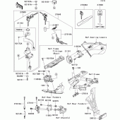 Схема узла: Замок зажигания для Kawasaki ZX636 Ninja ZX-6R