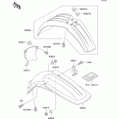 Схема узла: Крыло для Kawasaki KX500