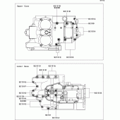 Схема вузла: Болти картера двигуна для Kawasaki EJ800 W800