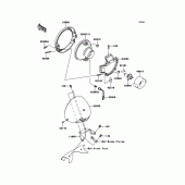 Схема узла: Headlight(s) для Kawasaki VN1700 VN1700 Classic Tourer ABS