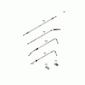 Схема вузла: Троси для Kawasaki ZR800 Z800