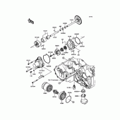 Схема вузла: Масляний насос для Kawasaki ZR800 Z800 ABS