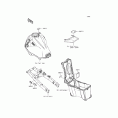 Схема вузла: Інформаційні наклейки для Kawasaki KLE250 Versys-X 250 ABS