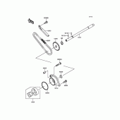 Схема вузла: Масляний насос для Kawasaki VN900 Vulcan 900 Custom