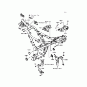Схема вузла: Рама для Kawasaki ER250 Z250 ABS
