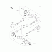 Схема вузла: Turn signal для Kawasaki ZR550 Zephyr