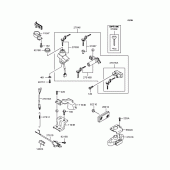 Схема вузла: Замок запалювання для Kawasaki ZR400 Zephyr X