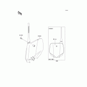 Схема вузла: Аксесуари для Kawasaki KX100
