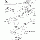 Схема вузла: Поворотники для Kawasaki VN1600 VN1600 Classic