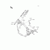 Схема узла: Рама для Kawasaki VN1600 Vulcan 1600 Classic