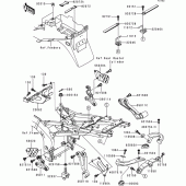Схема вузла: Батарейний відсік для Kawasaki ZX600 Ninja ZX-6R