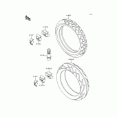 Схема вузла: Шини для Kawasaki ZG1000 Concours