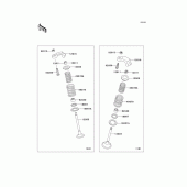 Схема узла: Клапан(ы) для Kawasaki EX250 Ninja 250