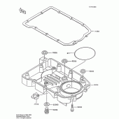 Схема узла: Маслосборник для Kawasaki ZX600 Ninja 600R