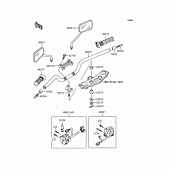Схема узла: Руль для Kawasaki ZR1200 ZRX1200R