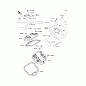 Схема узла: Клапанная крышка для Kawasaki VN900 VN900 Classic