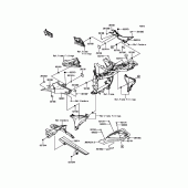 Схема вузла: Side Covers/Chain Cover для Kawasaki ZR800 Z800 ABS