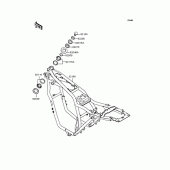 Схема вузла: Рама для Kawasaki ZR400 ZRX
