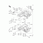 Схема узла: Картер двигателя для Kawasaki ZG1200 Voyager XII
