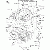 Схема вузла: Картер двигуна для Kawasaki ZR1000 Z1000