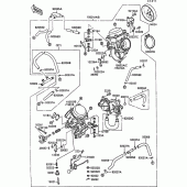 Схема узла: Карбюратор(1/2) для Kawasaki VN1500 VN-15 SE