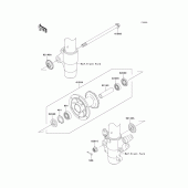 Схема узла: Ступица переднего колеса для Kawasaki KX85 KX85-II