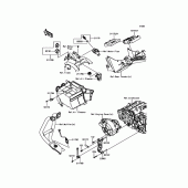 Схема вузла: Fuel Injection для Kawasaki EX300 Ninja 300 ABS