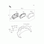 Схема узла: Meter(s) для Kawasaki EX650 Ninja 650 ABS