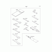 Схема вузла: Owners tools для Kawasaki ZR750 Z750R ABS