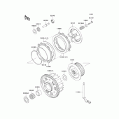 Схема вузла: Зчеплення для Kawasaki ZX600 Ninja ZX-6R